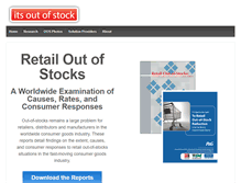 Tablet Screenshot of itsoutofstock.com